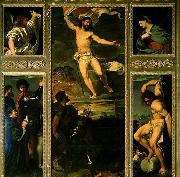 TIZIANO Vecellio Polyptych of the Resurrection oil painting reproduction